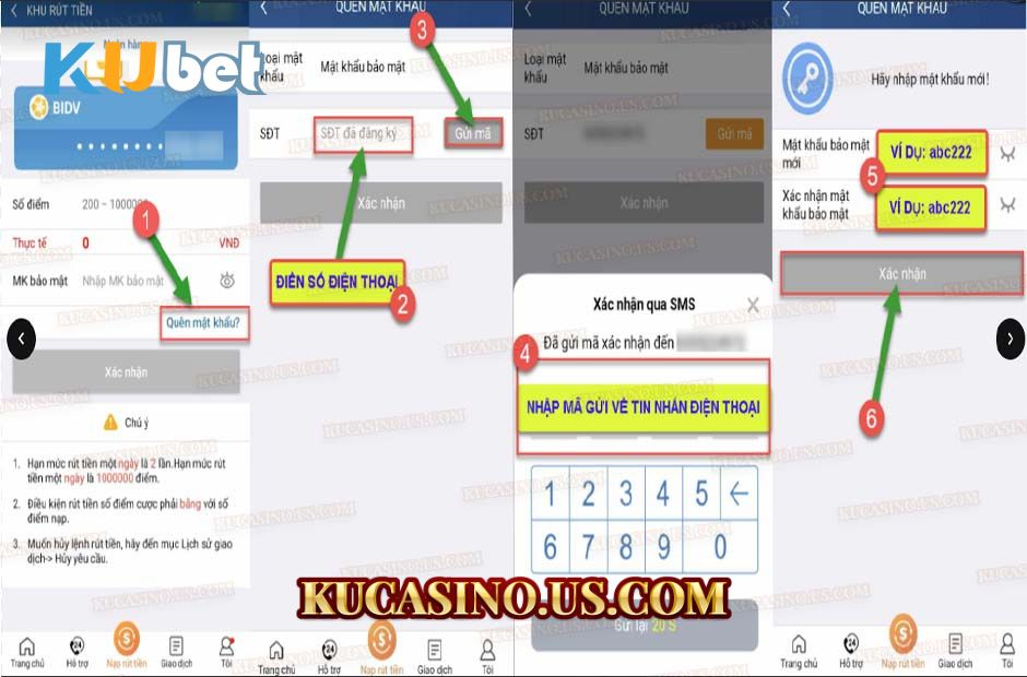 Mở khóa tài khoản do quên mật khẩu bảo mật