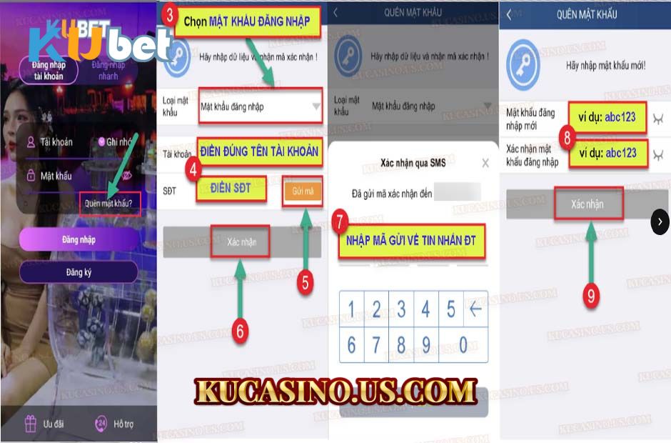 Mở khóa tài khoản do quên mật khẩu đăng nhập